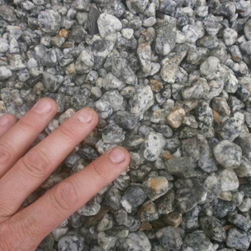 Gravillons granit gris/clair (en m3 )