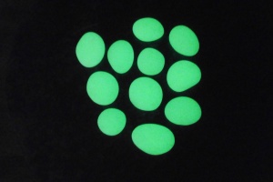 Galet luminescent vert (au Kg)